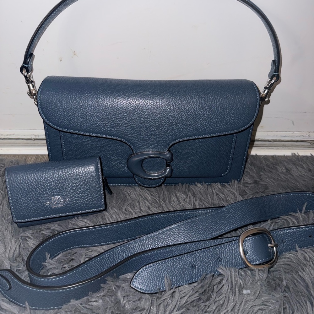 Coach Denim Tabby Shoulder Bag/ Crossbody bag CH735 with Wallet